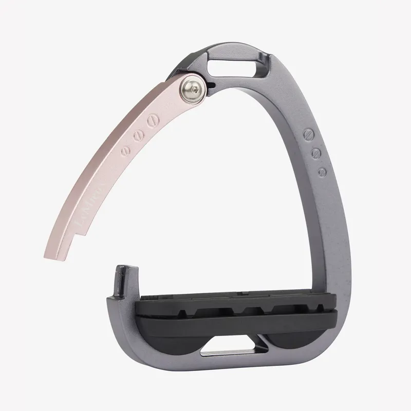 LeMieux Junior Vector Balance Stirrup Irons - Rose Gold-3