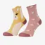 LeMieux Mini Character Socks 2 Pack - Lemon