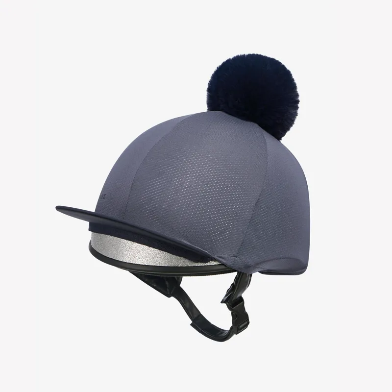 LeMieux Maria Mesh Hat Silk - Dusk Blue-2