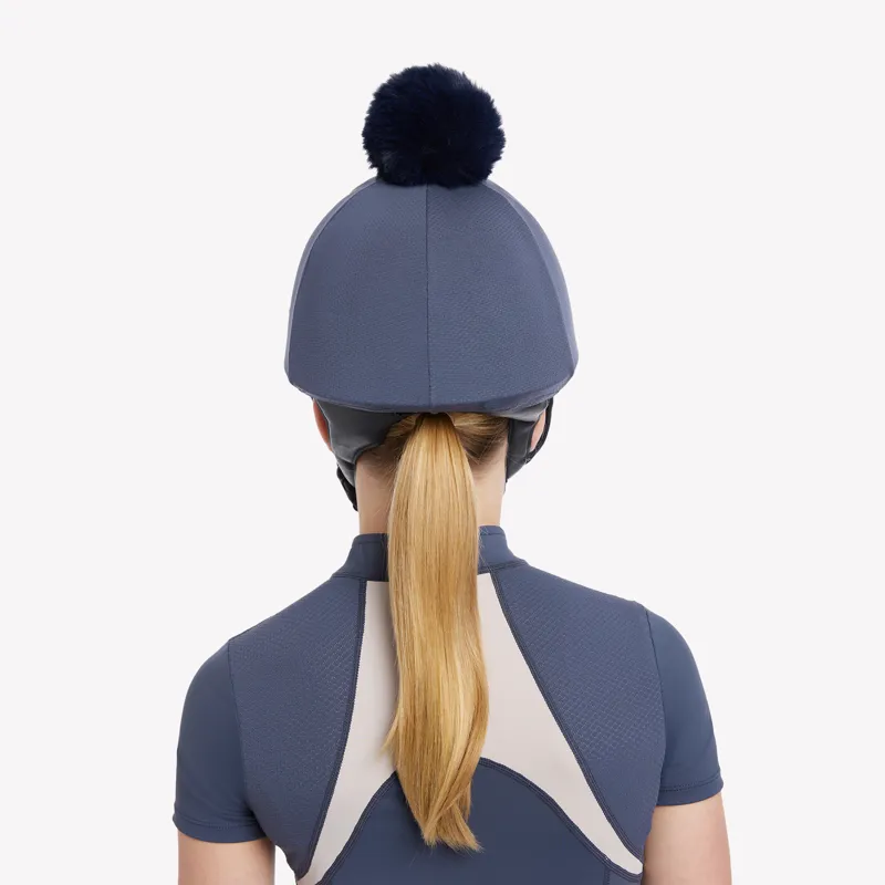 LeMieux Maria Mesh Hat Silk - Dusk Blue-4