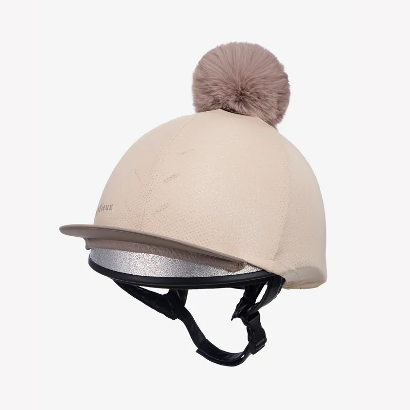 LeMieux Maria Mesh Hat Silk - Almond-2