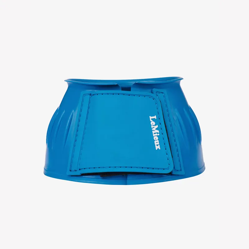 LeMieux Rubber Bell Boots - Benetton Blue-1