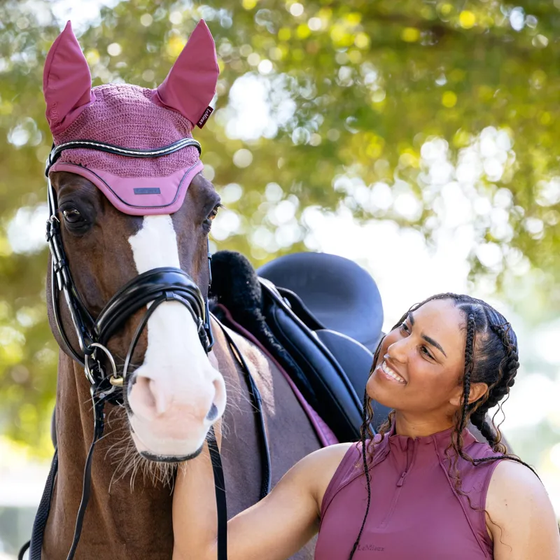 LeMieux Essence Acoustic Fly Hood - Rosewood-1