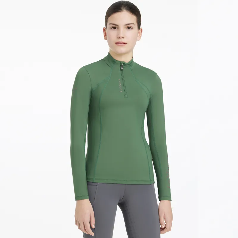 LeMieux Young Rider Classique Base Layer - Hunter Green-1