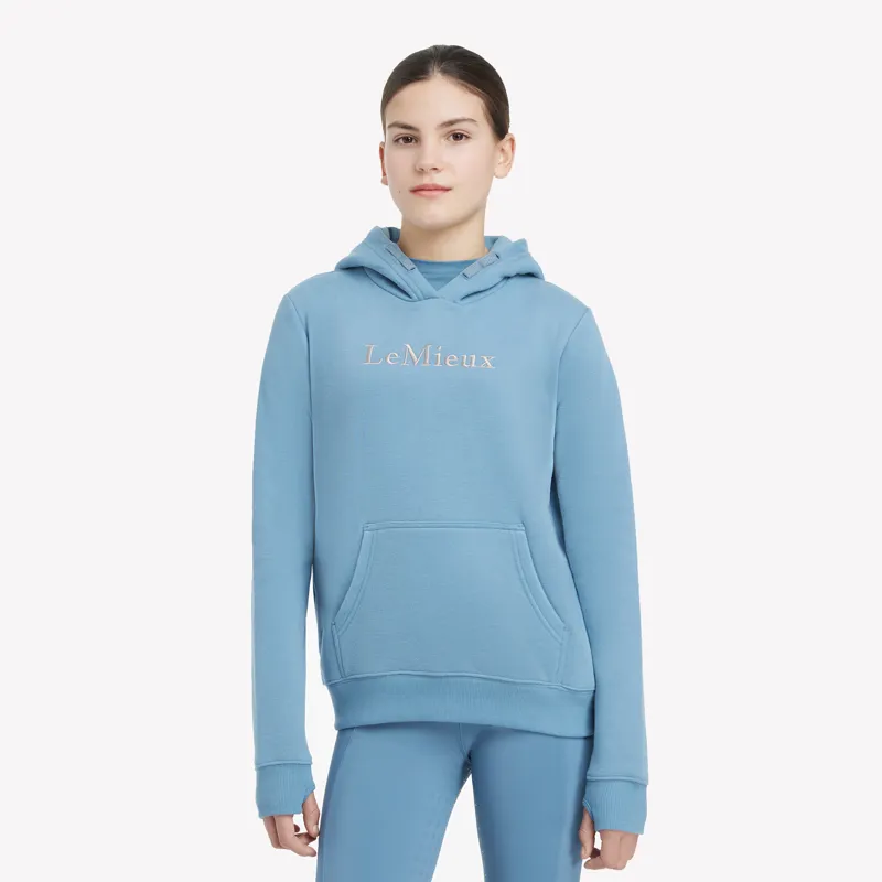 LeMieux Young Rider Classique Hoodie - Ice Blue-1