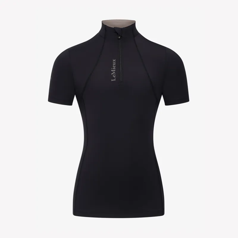 LeMieux Young Rider Classique Short Sleeve Base Layer - Black