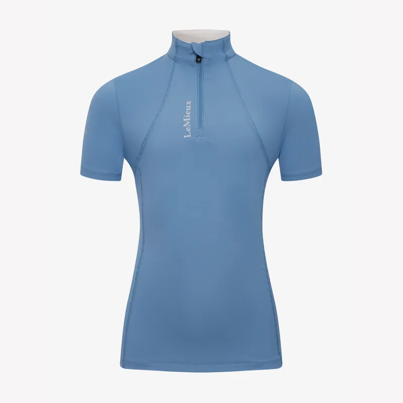 LeMieux Young Rider Classique Short Sleeve Base Layer -  Ice Blue