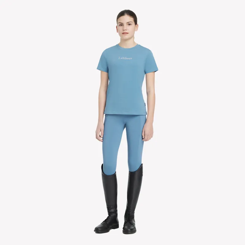 LeMieux Young Rider Classique T-Shirt - Ice Blue-4