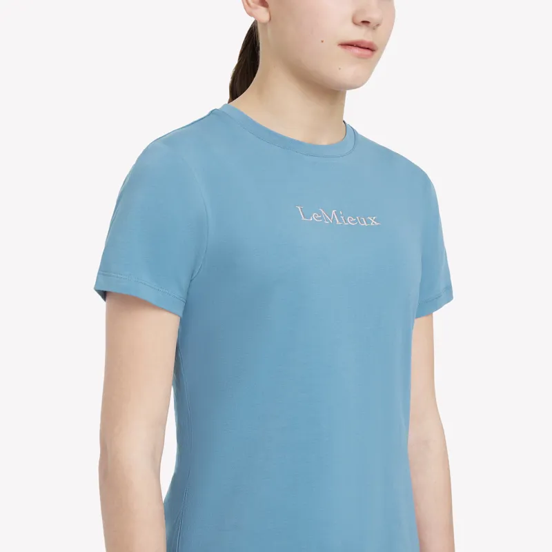 LeMieux Young Rider Classique T-Shirt - Ice Blue-2