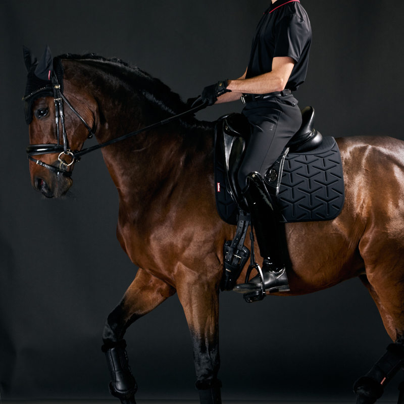 LeMieux ProForm Moulded Dressage Pad - Black-2