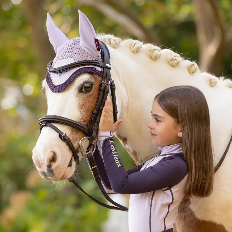 LeMieux Mini Classic Fly Hood - Lilac-1