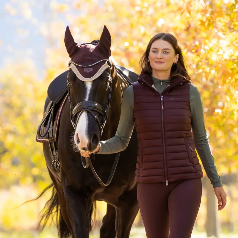 LeMieux Loire Fly Hood - Damson-1