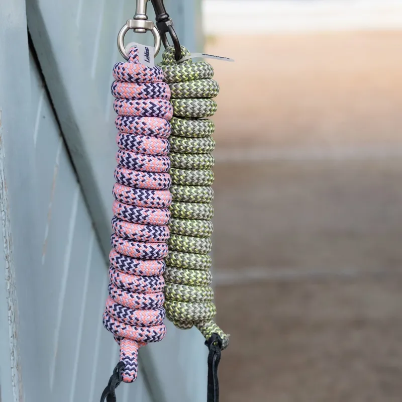 LeMieux Training Leadrope - Juniper/Lilac/Peach-1