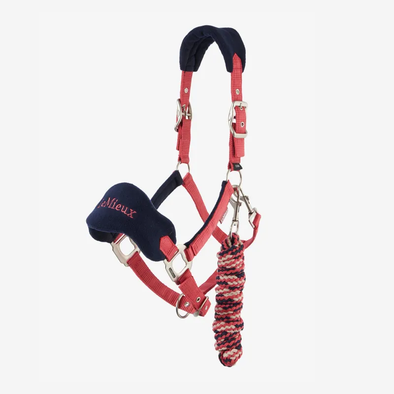 LeMieux Vogue Headcollar and Leadrope - Cranberry