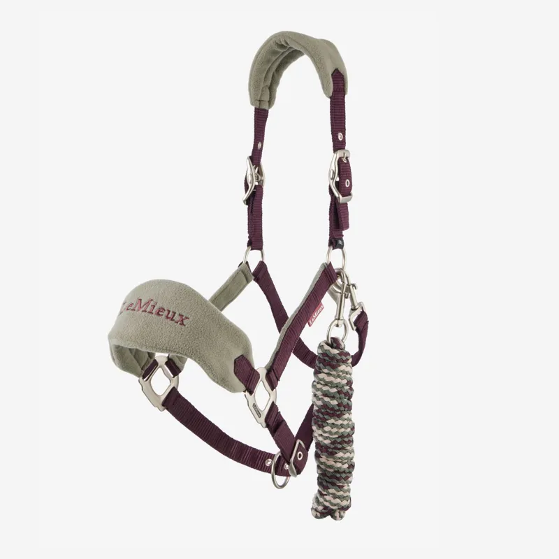 LeMieux Vogue Headcollar and Leadrope - Damson