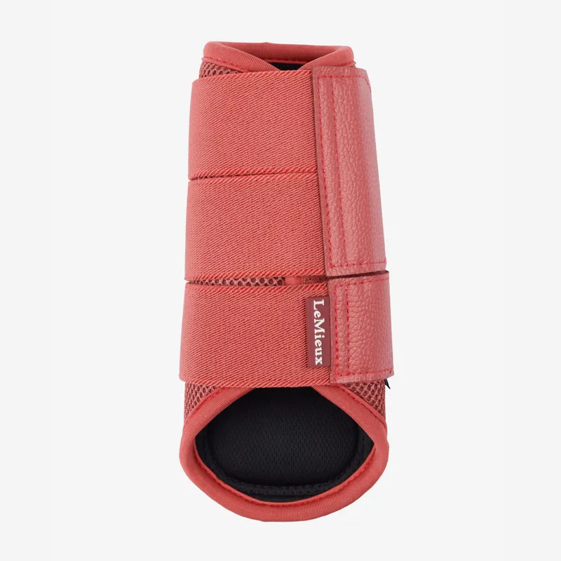 LeMieux Arika Mesh Brushing Boots - Cranberry