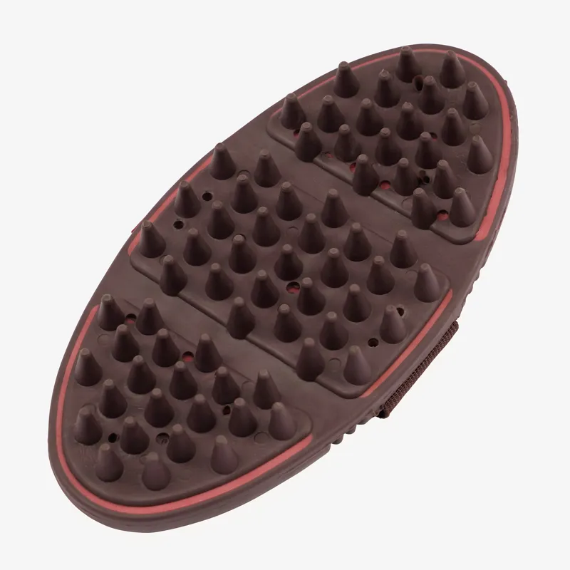 LeMieux Flexi Massage Brush - Cranberry-1