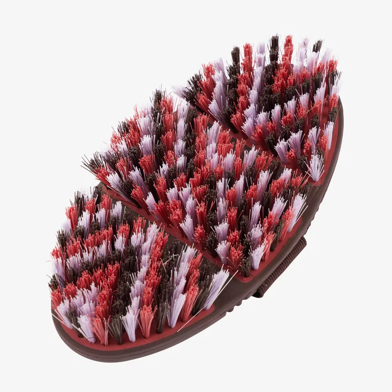 LeMieux Flexi Soft Body Brush - Cranberry-1
