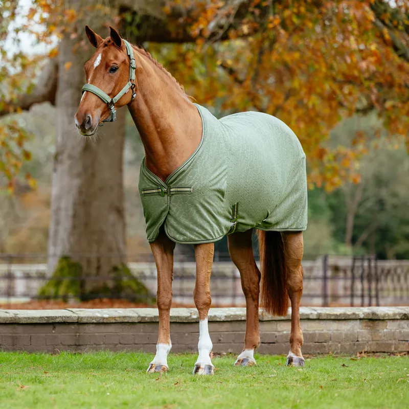 LeMieux Arika Monogram Fleece Rug - Rosemary-1