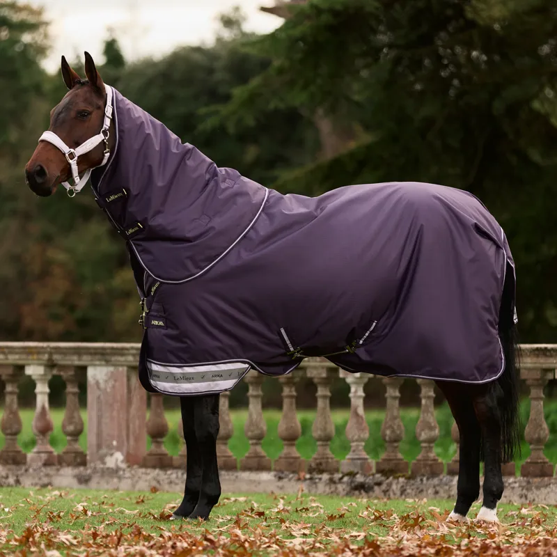 LeMieux Arika Ripstop 0g Turnout Rug - Juniper-2