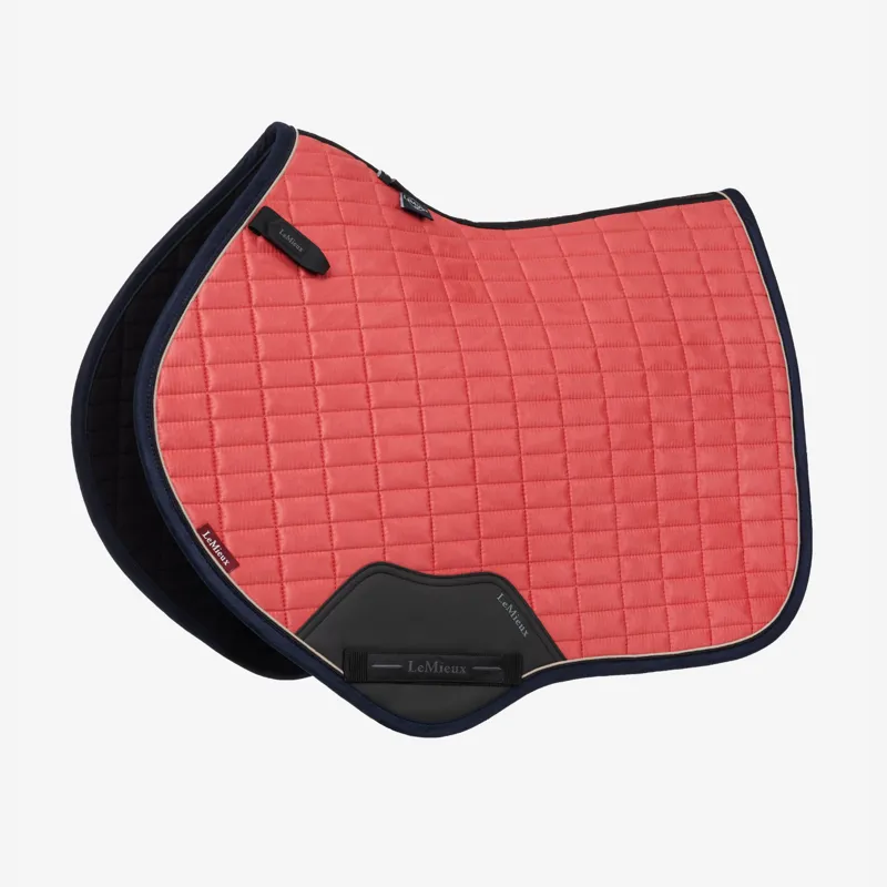 LeMieux Suede Close Contact Square - Cranberry