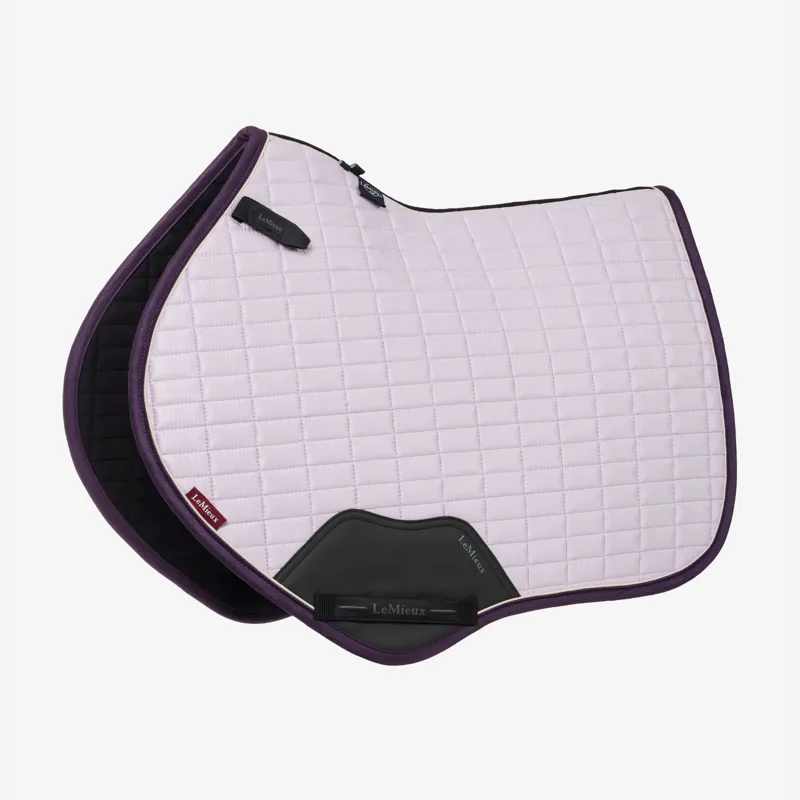 LeMieux Suede Close Contact Square - Lilac