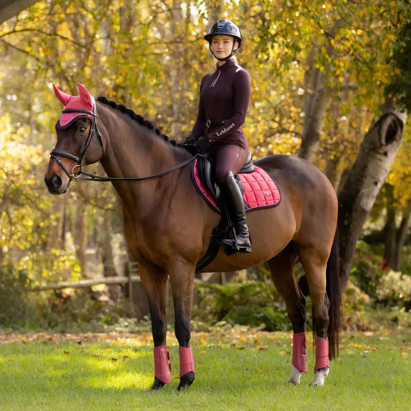 LeMieux Loire Classic Close Contact Square - Cranberry-3