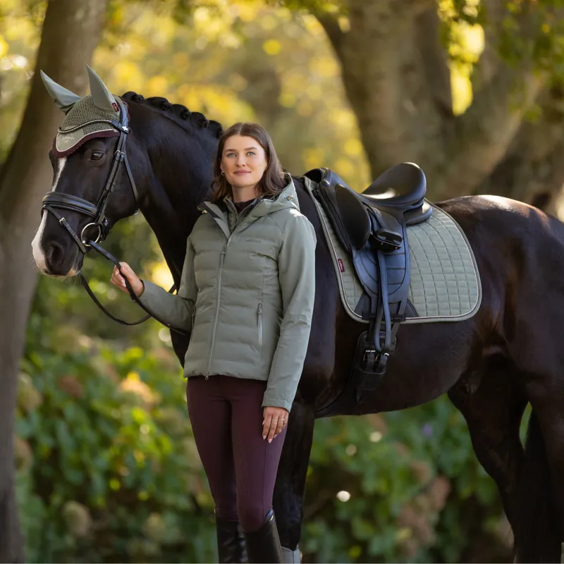 LeMieux Suede Dressage Square - Rosemary-2