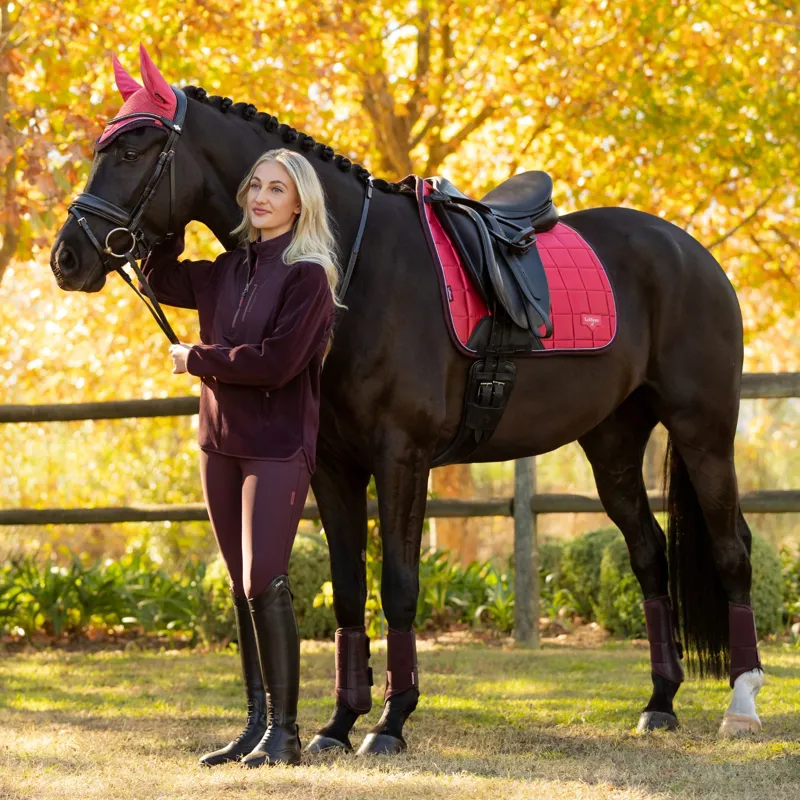 LeMieux Loire Classic Dressage Square - Cranberry-2