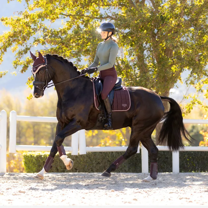 LeMieux Loire Classic Dressage Square - Damson-3