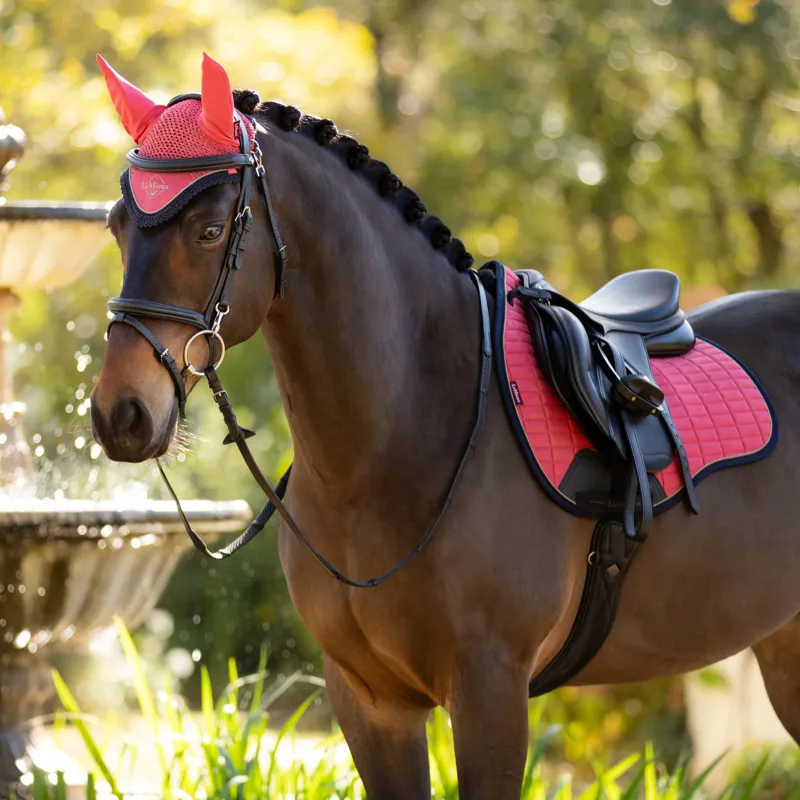 LeMieux Suede GP Square - Cranberry-2