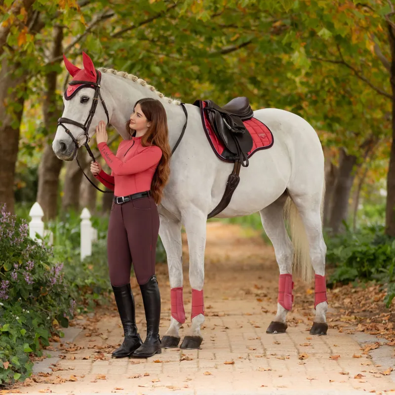 LeMieux Loire Classic GP Square - Cranberry-3