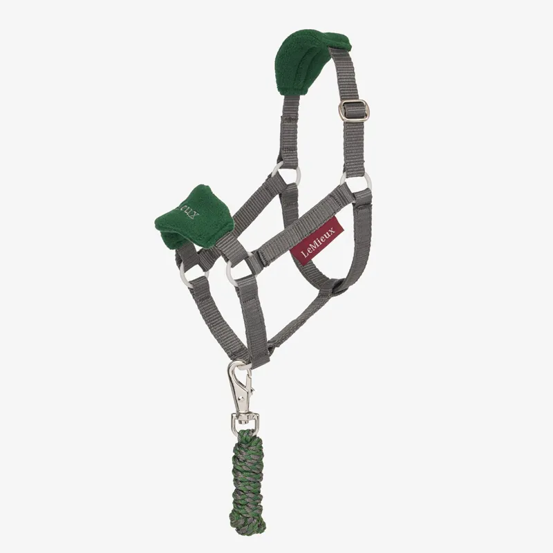 LeMieux Hobby Horse Vogue Headcollar and Leadrope - Hunter Green