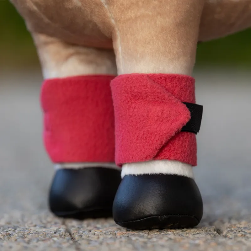 LeMieux Toy Pony Bandages - Cranberry-1