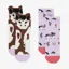 LeMieux Mini Cotton Character Socks Paint Pony 2 Pack - Lilac