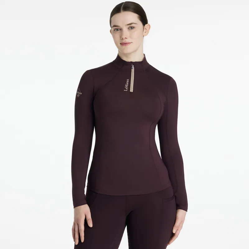 LeMieux Ladies Classique Base Layer - Damson-1