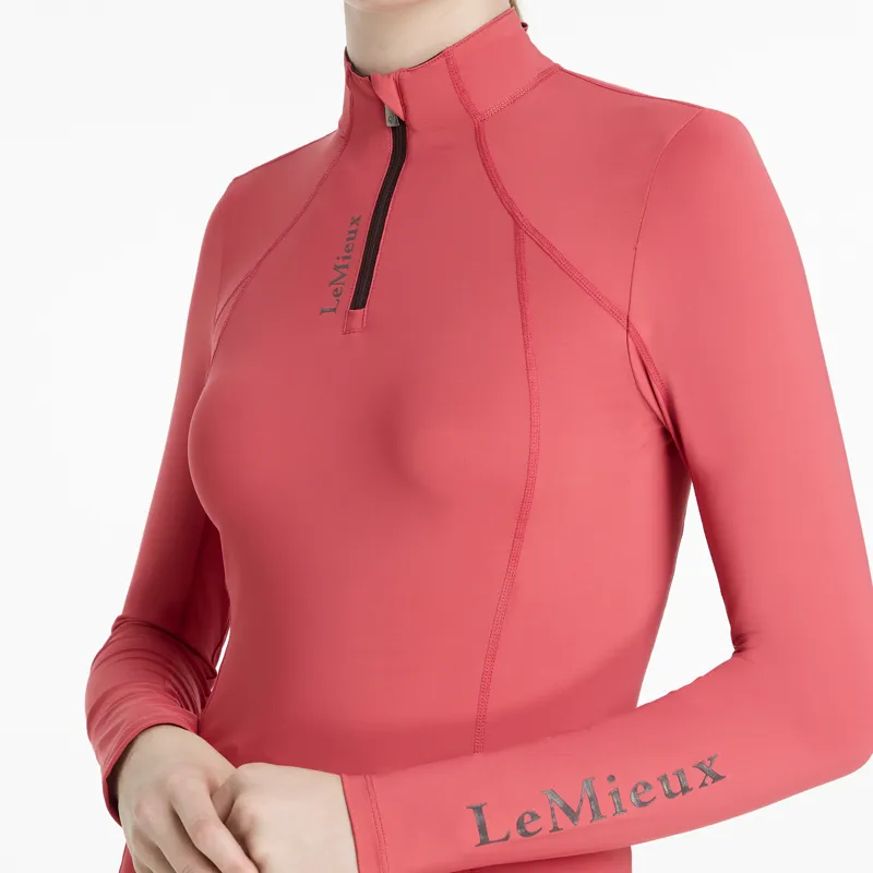 LeMieux Ladies Classique Base Layer - Cranberry-3