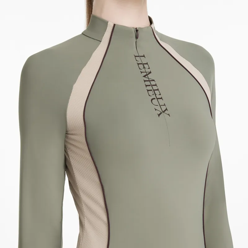 LeMieux Ladies Philippa Mesh Base Layer - Rosemary-3