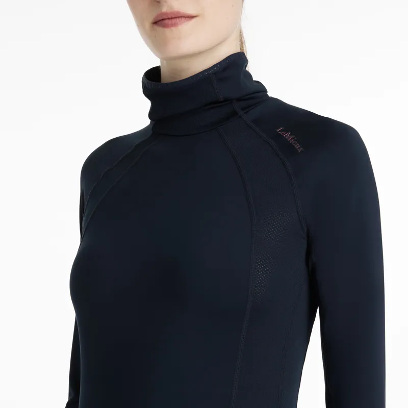 LeMieux Ladies Sara Snood Base Layer - Navy-3