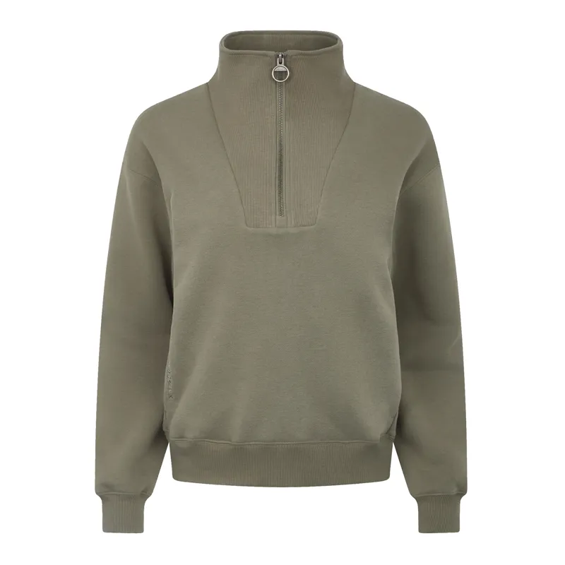 LeMieux Ladies Keira Quarter Zip Sweat - Rosemary