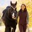 LeMieux Ladies Rose Hooded Puffer Gilet - Damson