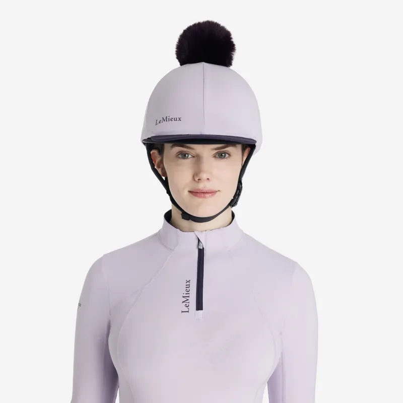 LeMieux Classique Pom Hat Silk - Lilac