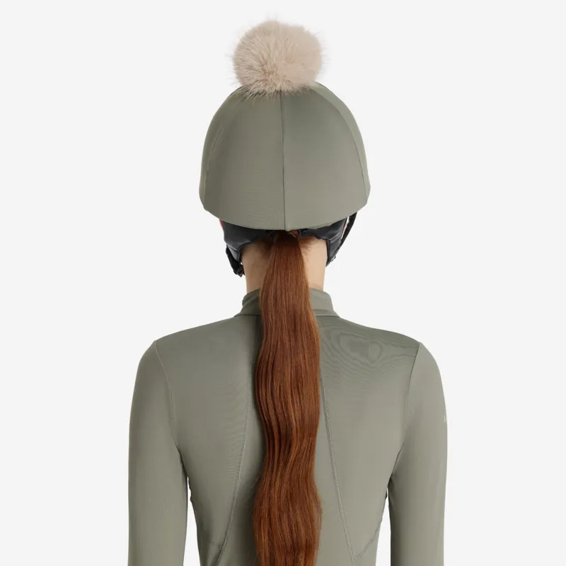 LeMieux Classique Pom Hat Silk - Rosemary-1