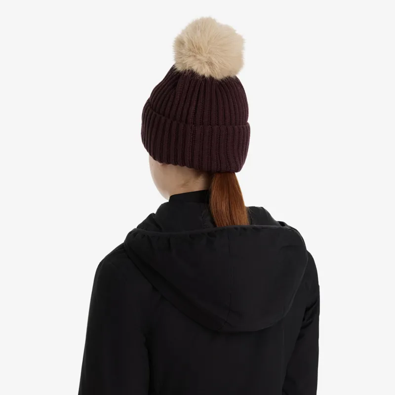 LeMieux Clara Rib Beanie - Damson-2