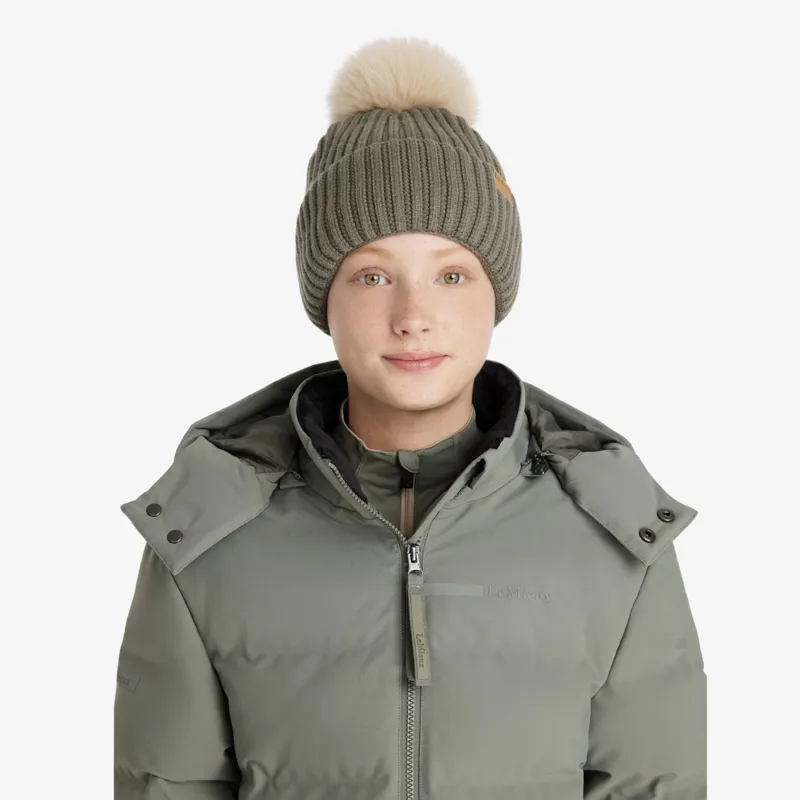 LeMieux Clara Rib Beanie - Rosemary-1