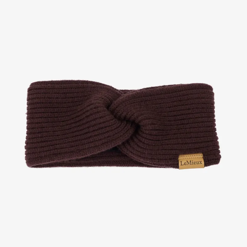 LeMieux Clara Rib Knot Headband - Damson