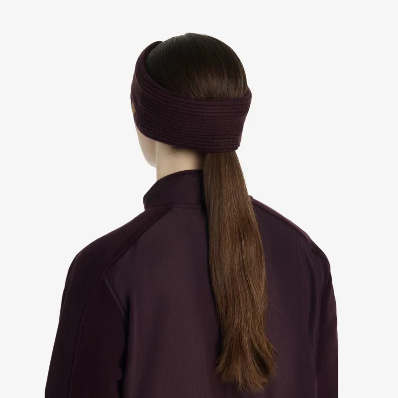 LeMieux Clara Rib Knot Headband - Damson-2