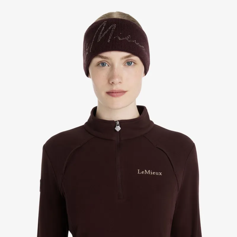 LeMieux Sparkle Headband - Damson-2