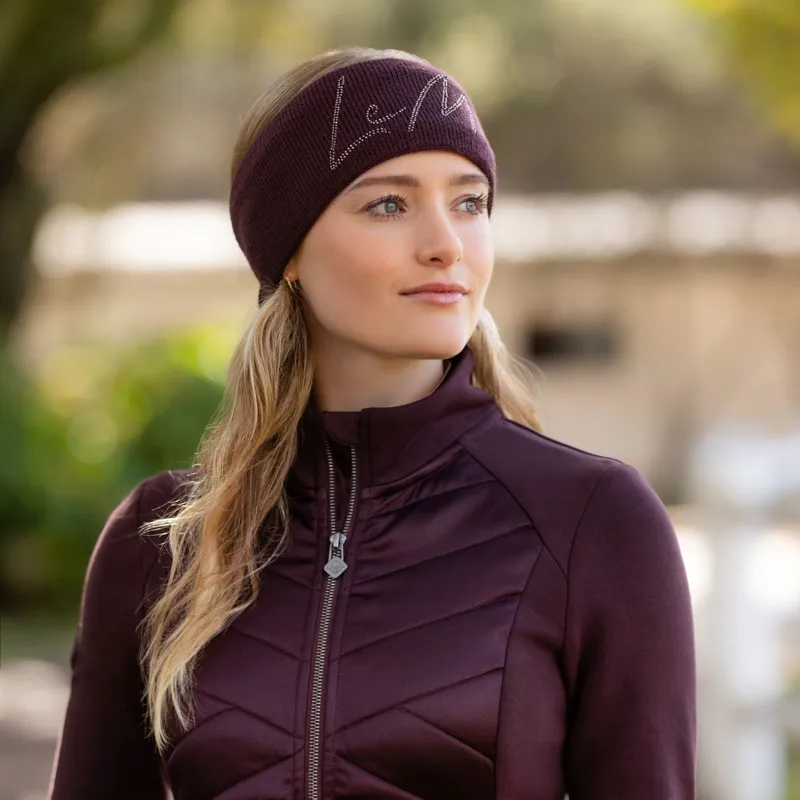LeMieux Sparkle Headband - Damson-3