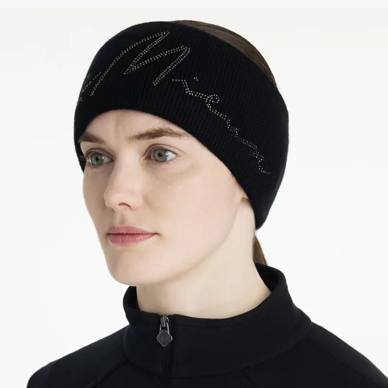 LeMieux Sparkle Headband - Black-1